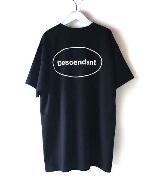DESCENDANT/OVAL CREW NECK SS (BLACK)