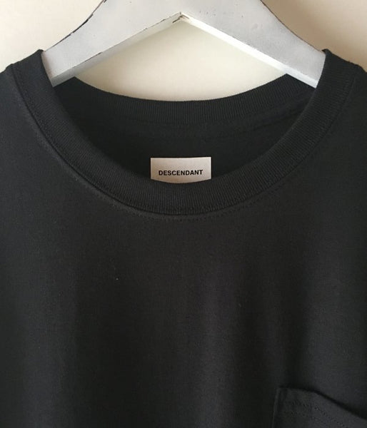 DESCENDANT/OVAL CREW NECK SS (BLACK)