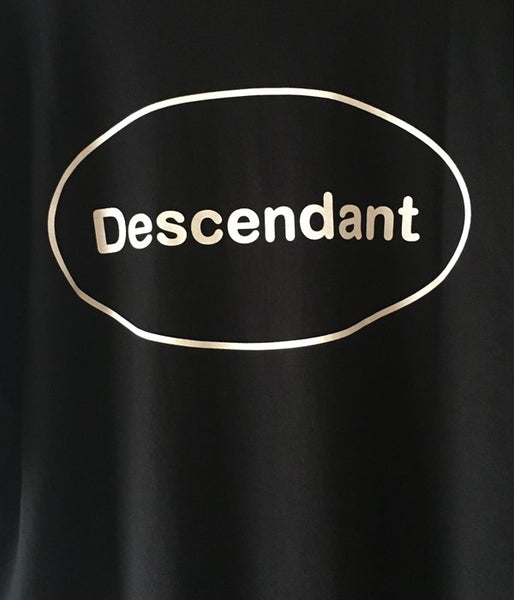 DESCENDANT/OVAL CREW NECK SS (BLACK)