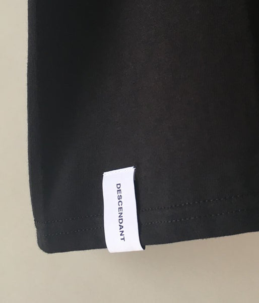 DESCENDANT/OVAL CREW NECK SS (BLACK)