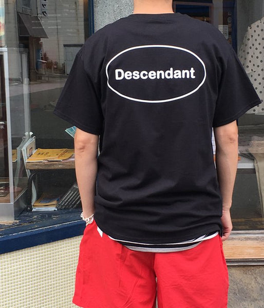 DESCENDANT/OVAL CREW NECK SS (BLACK)