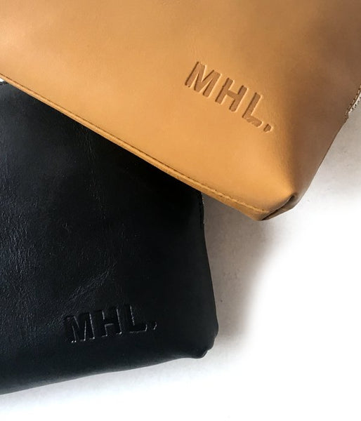 MHL./BASIC LEATHER POUCH (L)