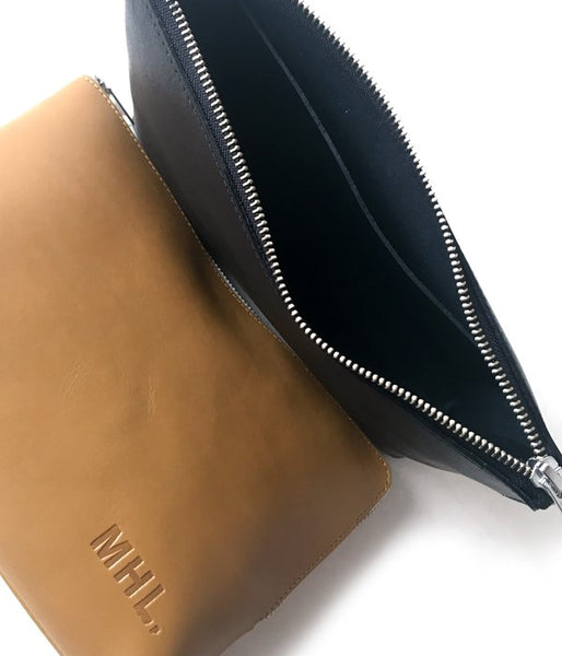 MHL./BASIC LEATHER POUCH (L)