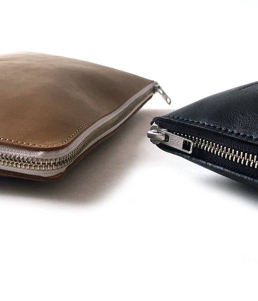 MHL./BASIC LEATHER POUCH (L)