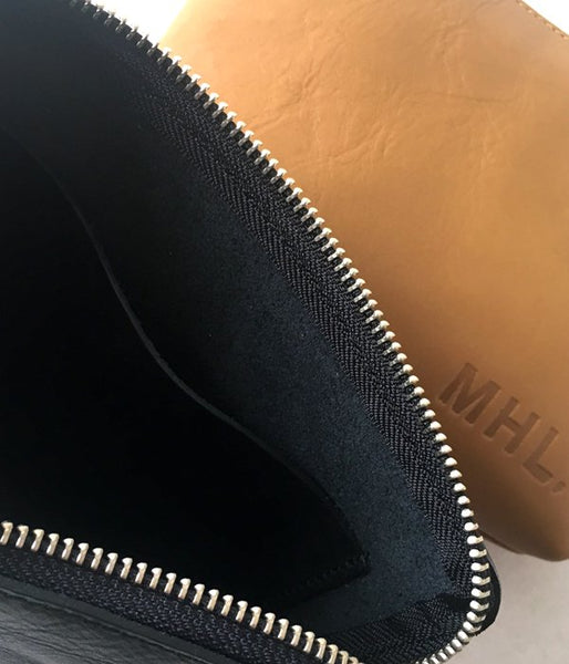MHL./BASIC LEATHER POUCH (M)