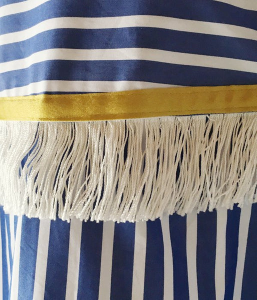 DIGAWEL/FRINGE SHIRT (BLOCK STRIPE)