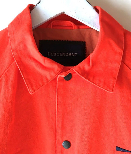 DESCENDANT/PE TWILL JACKET (ORANGE)