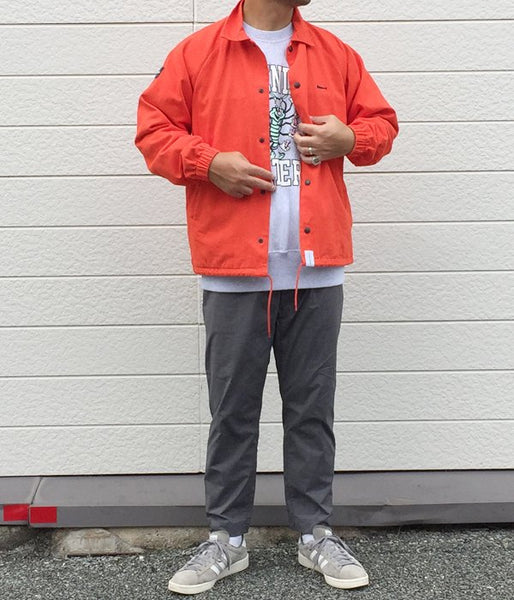 DESCENDANT/PE TWILL JACKET (ORANGE)
