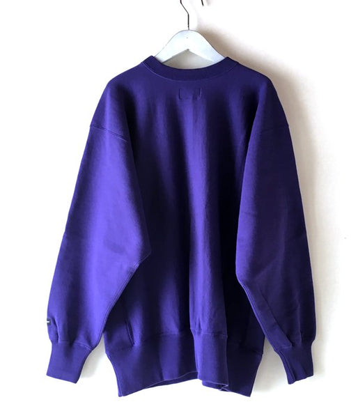 DESCENDANT/CRUSTER CREW NECK SWEATSHIRT 01 (PURPLE)