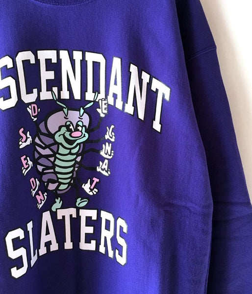 DESCENDANT/CRUSTER CREW NECK SWEATSHIRT 01 (PURPLE)