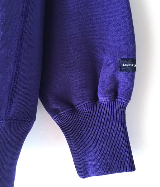 DESCENDANT/CRUSTER CREW NECK SWEATSHIRT 01 (PURPLE)