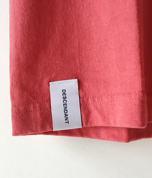 DESCENDANT/CACHAOT CREW NECK SS 02 (RED)