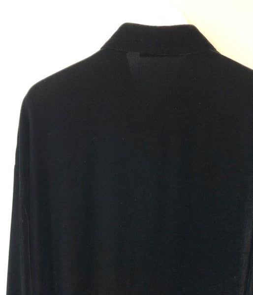 PHEENY/VELVET LONG SHIRT(BLACK)
