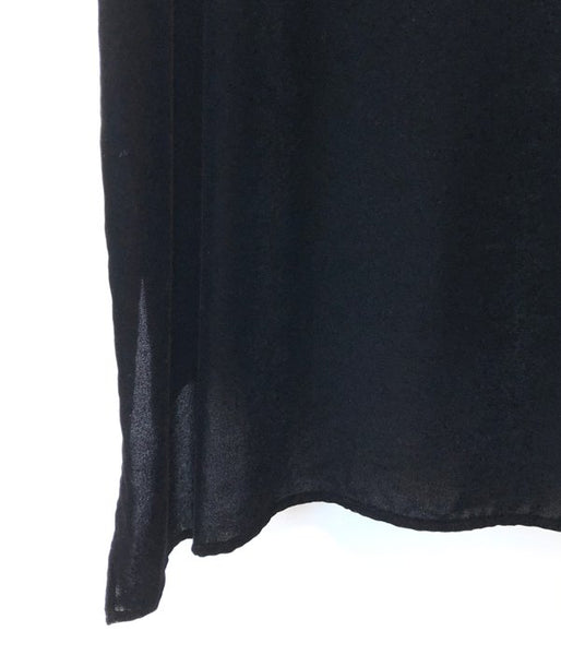 PHEENY/VELVET LONG SHIRT(BLACK)