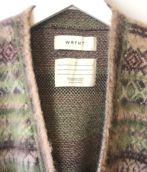 WRYHT/FAIR ISLE BELTED GAWN