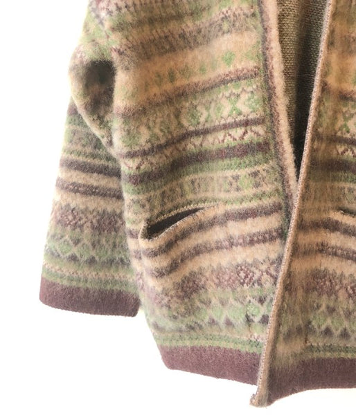 WRYHT/FAIR ISLE BELTED GAWN