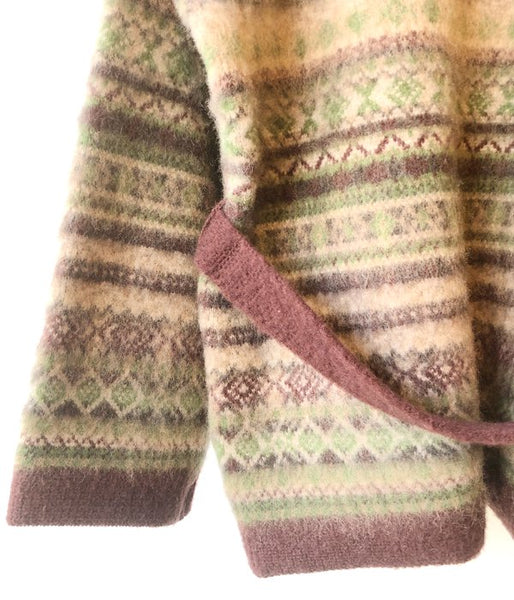 WRYHT/FAIR ISLE BELTED GAWN