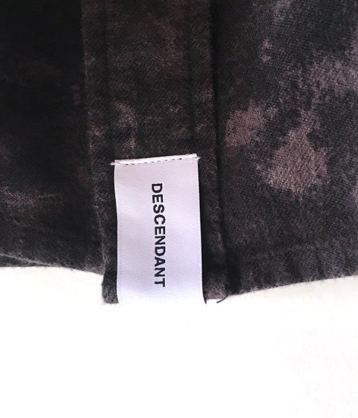 DESCENDANT/VANNING BLEECH LS SHIRT (PURPLE)