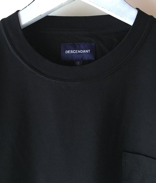 DESCENDANT/CACHAOT CREW NECK SS 01 (BLACK)