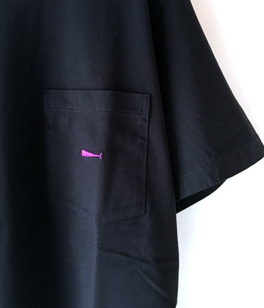 DESCENDANT/CACHAOT CREW NECK SS 01 (BLACK)
