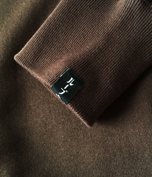 MHL./19AW LIGHT LOOPBACK COTTON CN WOMENS (BROWN)