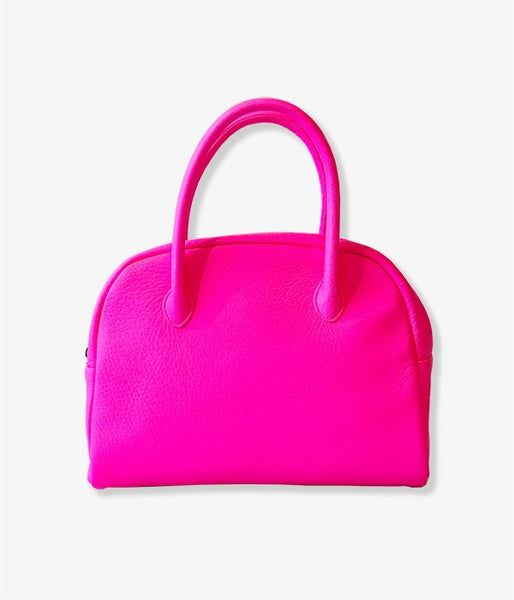 Aeta/DEER LEATHER BOSTON S in NEON COLOR(PINK)
