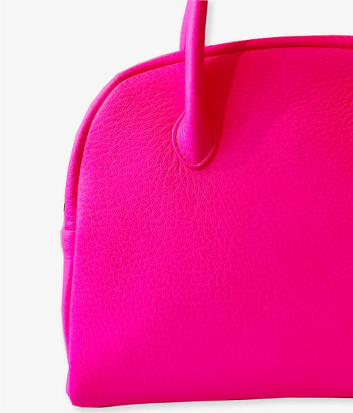 Aeta/DEER LEATHER BOSTON S in NEON COLOR(PINK)