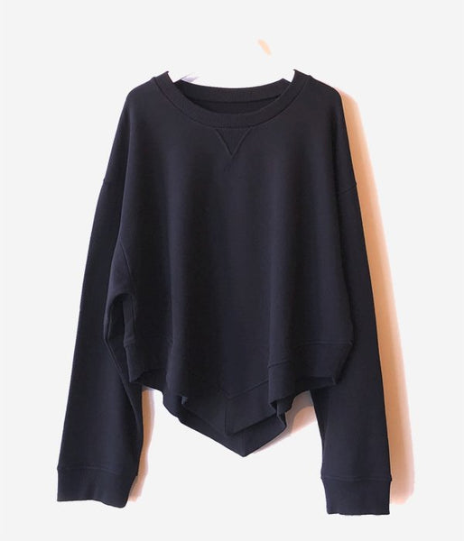 MM6 MAISON MARGIELA/COTTON SWEATSHIRT(BLACK)