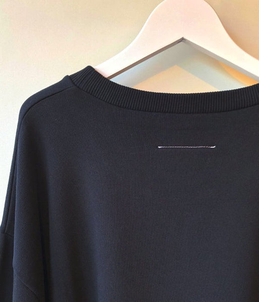 MM6 MAISON MARGIELA/COTTON SWEATSHIRT(BLACK)