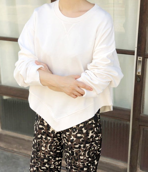 MM6 MAISON MARGIELA/COTTON SWEATSHIRT(WHITE)