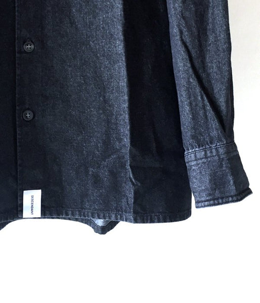 DESCENDANT/SPICOLI HOODED LS SHIRT (BLACK)