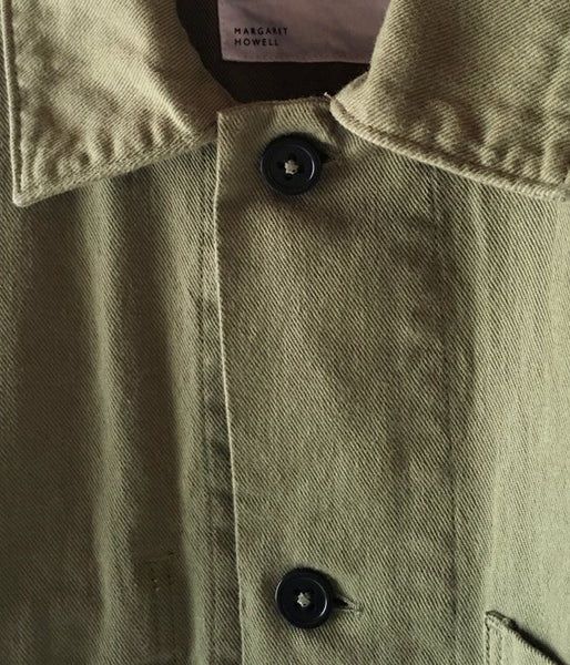 MHL./LIGHT COTTON TWILL SHIRTS (KHAKI)