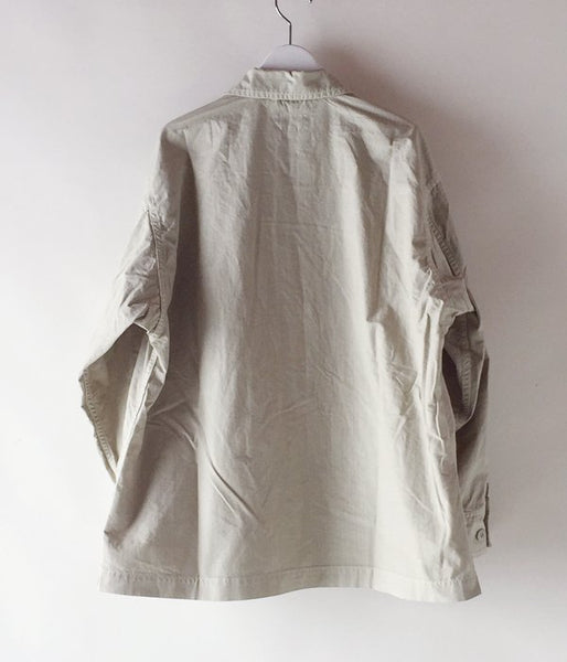 DESCENDANT/DWU RIPSTOP LS SHIRT (GREEN)