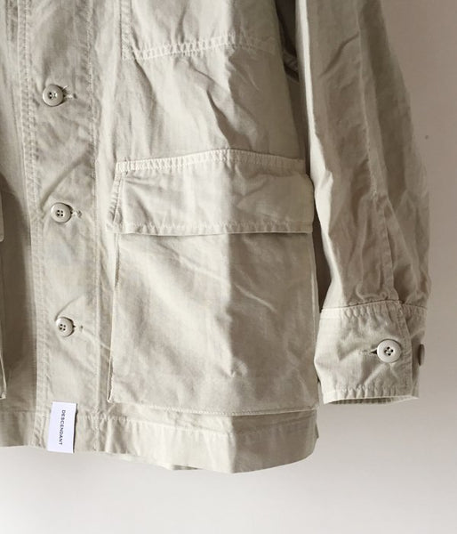 DESCENDANT/DWU RIPSTOP LS SHIRT (GREEN)