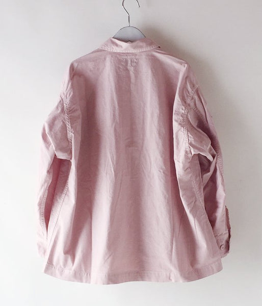 DESCENDANT/DWU RIPSTOP LS SHIRT (PINK)