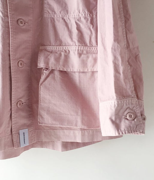 DESCENDANT/DWU RIPSTOP LS SHIRT (PINK)