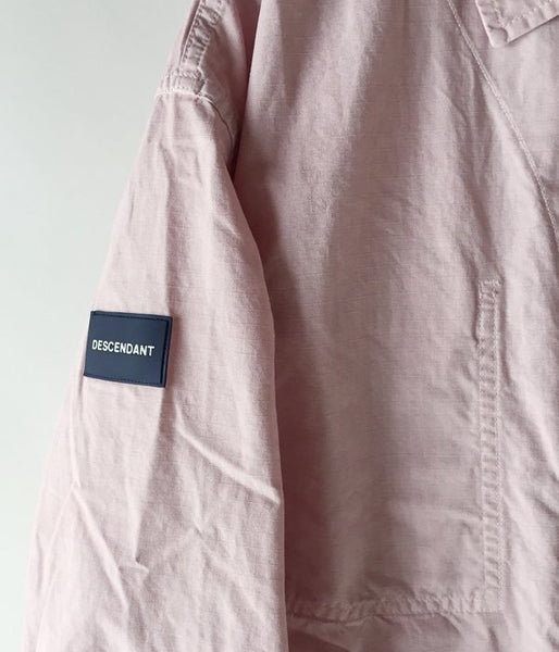 DESCENDANT/DWU RIPSTOP LS SHIRT (PINK)