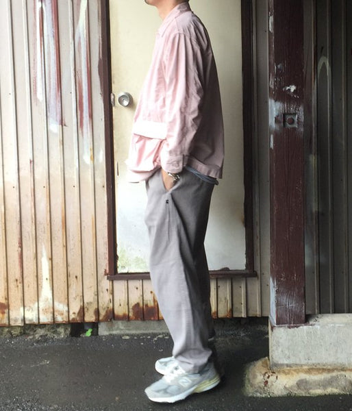 DESCENDANT/DWU RIPSTOP LS SHIRT (PINK)
