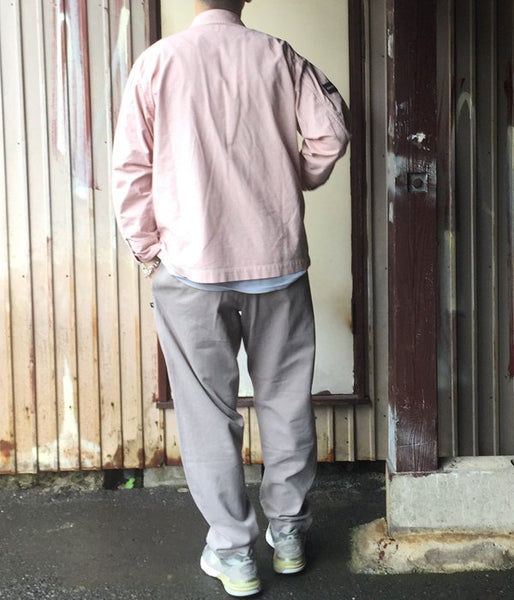 DESCENDANT/DWU RIPSTOP LS SHIRT (PINK)