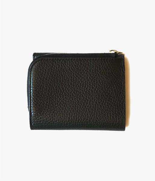 Aeta/PEBBLE GRAIN LEATHER WALLET TypeA (BLACK)
