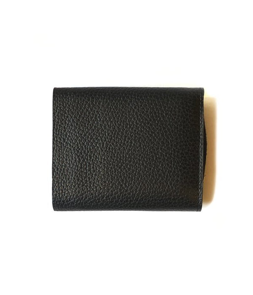 Aeta/PEBBLE GRAIN LEATHER WALLET TypeA (BLACK)