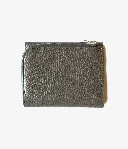 Aeta/PEBBLE GRAIN LEATHER WALLET TypeA (GRAY)
