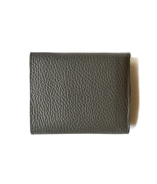 Aeta/PEBBLE GRAIN LEATHER WALLET TypeA (GRAY)