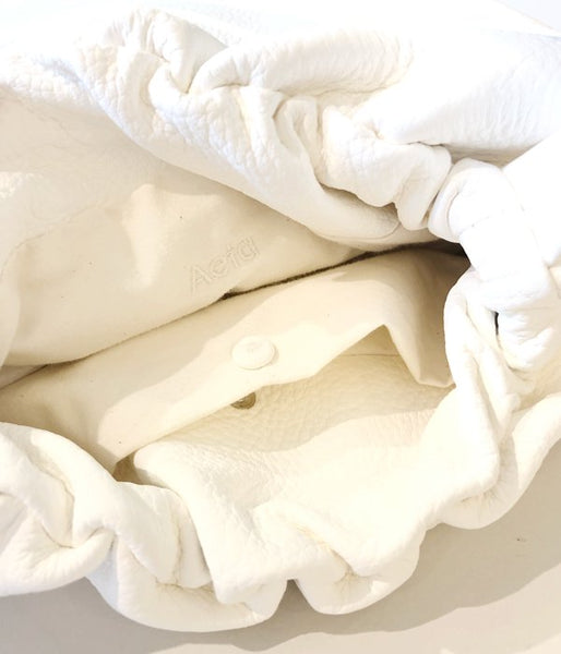 Aeta/DEER LEATHER SHOULDER M (WHITE)