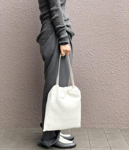 Aeta/DEER LEATHER SHOULDER M (WHITE)