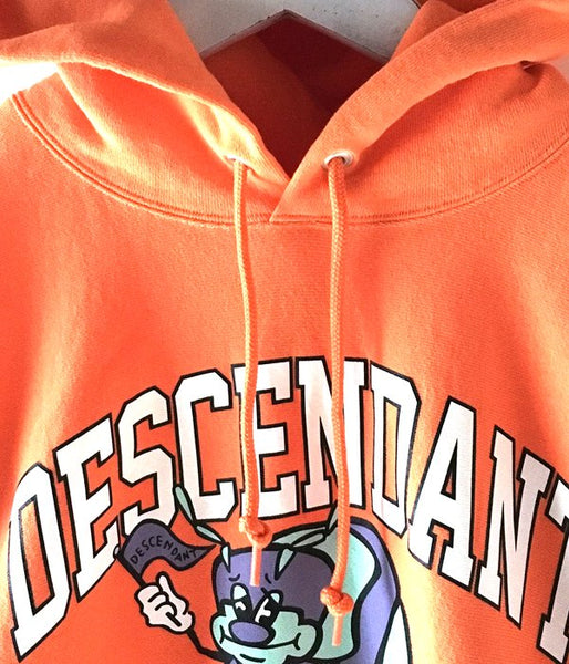 DESCENDANT/CRUSTAR HOODED SWEATSHIRT (ORANGE)