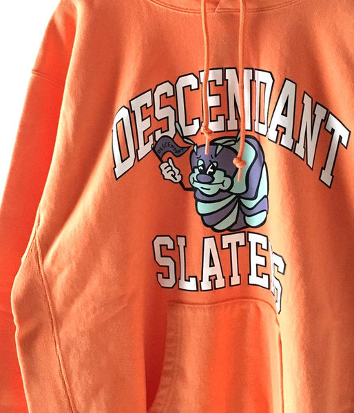 DESCENDANT/CRUSTAR HOODED SWEATSHIRT (ORANGE)