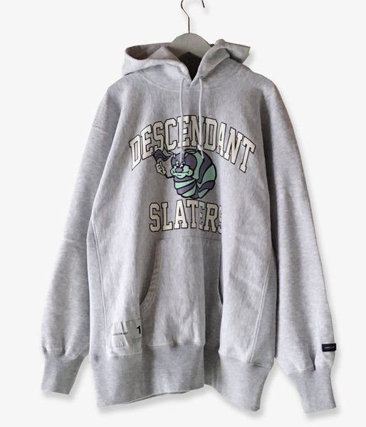 DESCENDANT/CRUSTAR HOODED SWEATSHIRT (GRAY)