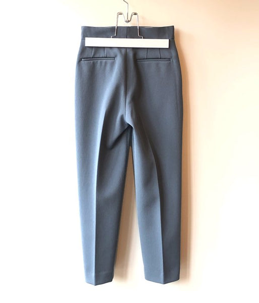 PHEENY/TWILL 1TUCK TAPERED SLACKS(BLUE)