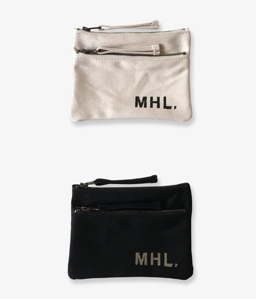 MHL./BASIC COTTON CANVAS POUCH (S)
